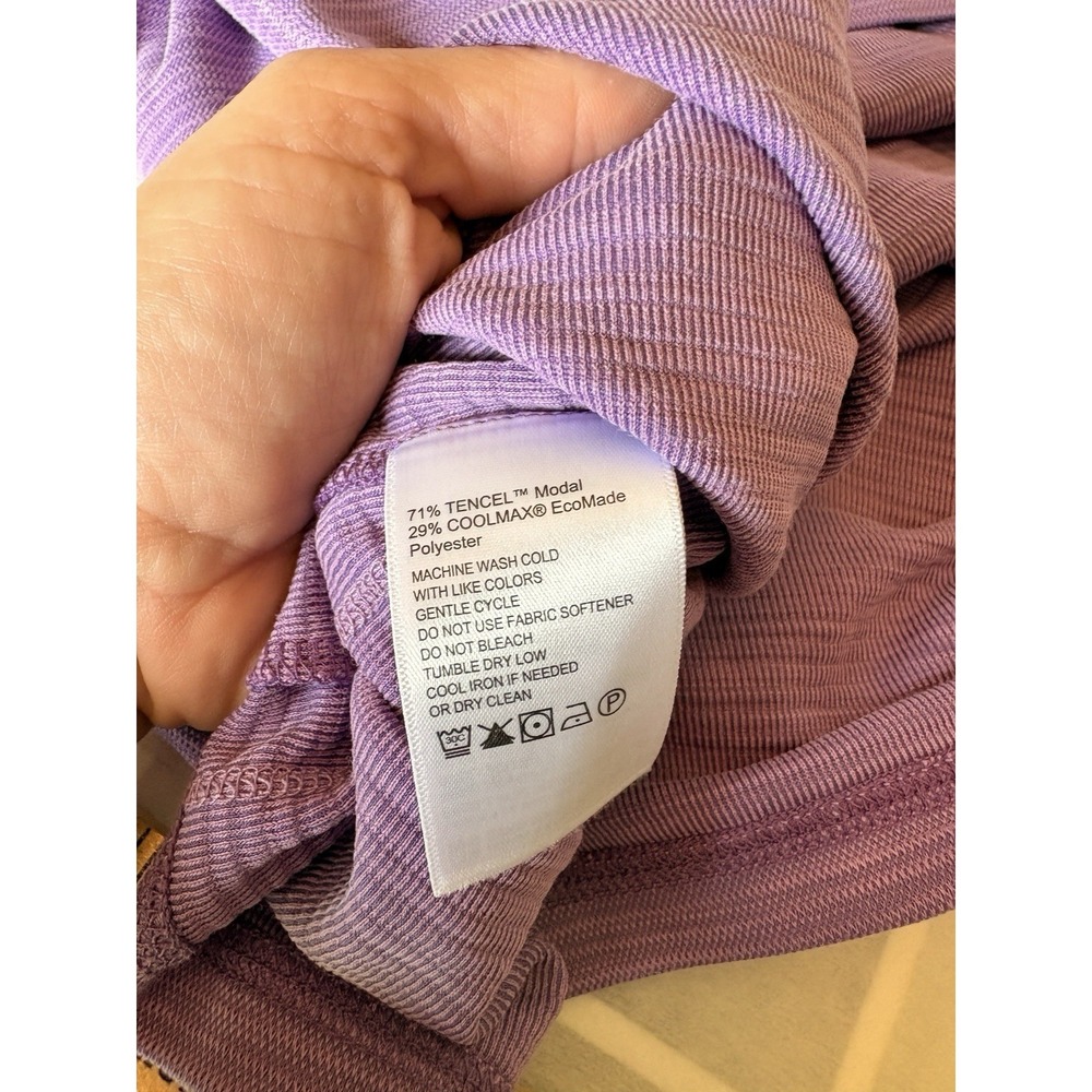 NWT Tommy Bahama IslandZone SzM Crew Neck T-Shirt Paradise Isles Dark Purple - Picture 4 of 8